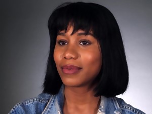 臀部, 大奶头, 黑女人, 自慰, 现实