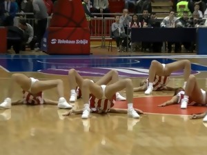 美人, チアリーダー, スポーツ, スカート盗撮