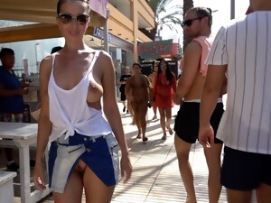 szépség, exhibicionisták, természetes, reality, szólóban