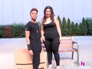 Wanita gemuk cantik, Bokong  besar, Tetek besar, Warna kulit berbeda, Seks amatir