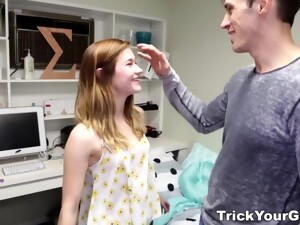 He Watching His Gf Getting A Nailing