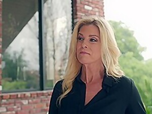 Gorgeous Blonde Woman Is Getting Banged On The Couch, In The Middle Of A Nice Day