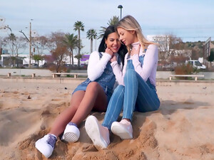 babe, skjønnhet, lesbisk, tynn