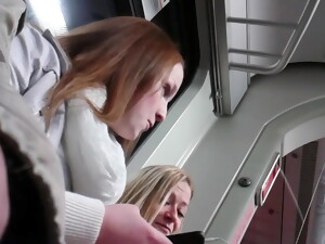 Hidden Cam In The Train