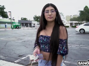 brunette, utendørs sex