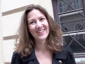 GERMAN SCOUT - College 18-Years-Old Alessandra Get Nail At Casting