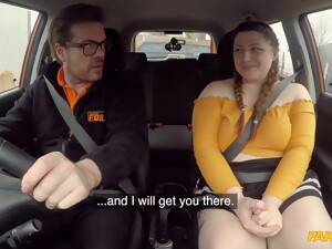 Ryan Ryder Bangs SSBBW Estella Bathory In The Car