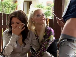 Shy Girl Joins Trio - Kelly Madison Pissing Fetish Porn