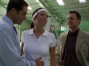 Busty Young Chick Has Her Horny Holes Drilled And DPd In FFM 3some Fuck