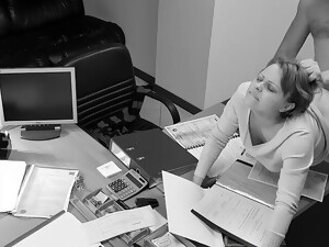 شقراء, مخفي, مكتب, جاسوس