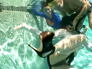 Drowning In Pool, Cuffed