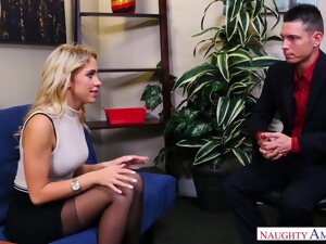 लंड चूसना, कार्यालय, सचिव, लम्बे मोज़े