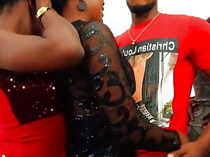 اسود, حفلة, طالبه, سكس أفريقي