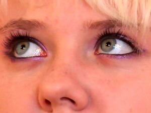 Cock Hungry Blonde Teen Fingers Her Wet Slit In Bed