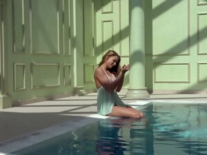 إغراء, حمام سباحه, تعري, تحت الماء