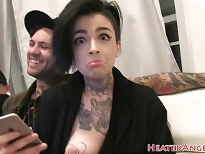 sild, store bryster, emo, piercing, strip, tattoo