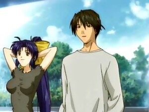 Polla grande, Tetas grandes, Dibujos animados, Besos, Meando