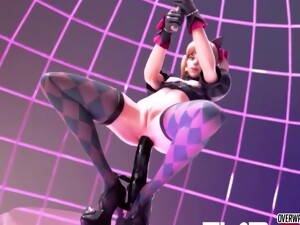 Жопа, Блондинки, Верхом на члене, 3Д