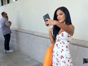 Tanned Brazilian Babe Alina Belle Is Fucked By Horny Macho Outdoor