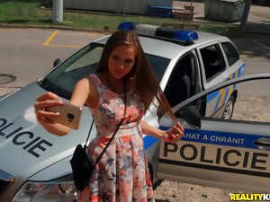 Perverted Cop Erik Everhard Punishes Prankish Czech Teen Stacy Cruz