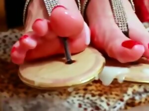 Sandals. Flip Flops Footjob