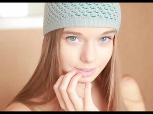 طفلة, لطيفة, إغراء, رفيعه, فردي