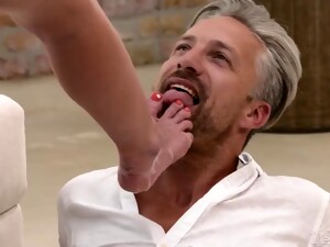 Füße, Footjob, Dünn