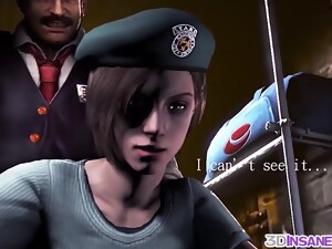 Жопа, Большая жопа, Большой член, 3Д