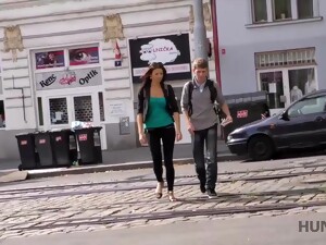 Brünette, Paar, Tschechin, Mit der hand, Natürlich