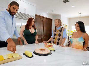 Cheating Wives Maggie Green And Nola Exico Having Sex In The Bedroom