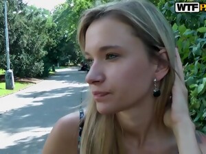 Kinky Chick Sucks Dick In Public Place