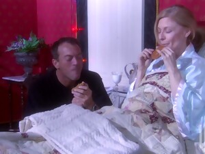 sugejobb, deilige voksne damer, par, naturlig, piercing