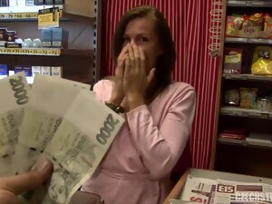 Slender Czech MILF Getting Pounded Hard In Her Shop