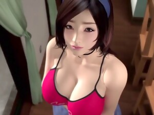 Аниме, Жопа, Большие сиськи, Танцы, Оргазм