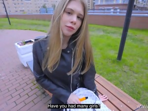 Blond, Eigenperspektive, Russin, Jung, Amateur