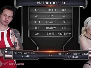 Small Nikki Delano Believes She Can Hold Her Own Against Will Havoc In A Mixed Gender Wrestling Match