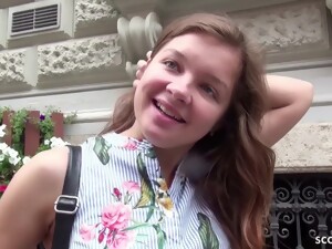 provspelning, sex första gången, tyska, pengar, ung