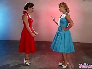 Schönheit, Dildo, Lesbe, Masturbation