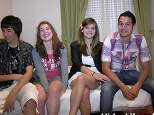 kollegieværelse, firkant, gruppesex, teenager