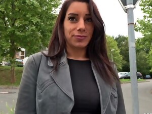 Brünette, Paar, Jeans, Natürlich