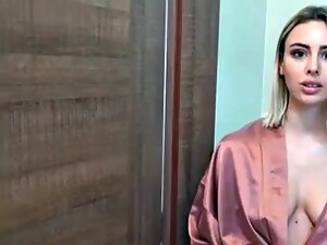 Sexy Blonde Has No Money So She Sucks Off The Debt Collector