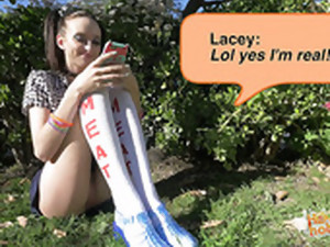 anal, pušenje kurca, brinete, seks napolju, jahanje kurca, mršave, čarape