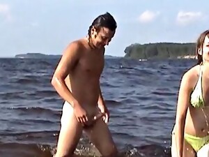 Paar, Freundin, Draussen, Dusche