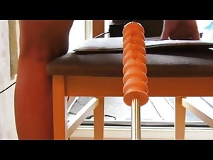 anal, dildo, tysker, maskine-knep