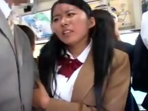 Bis, Kontol masuk mulut, Semprot sperma, Gadis Jepang, Puting susu, Seks publik