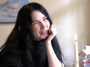 Amazing Teen Brunette Solo Interview