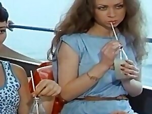 pár, archív, fiatal