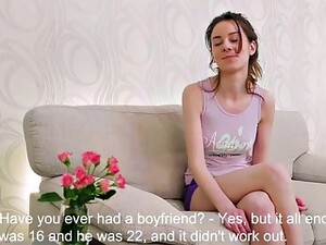 Cute Russian Virgin Sarah Pipetka Exposes Her Natural Beauty And Fondles Her Muff