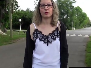 Ебля в жопу, Кастинг, На природе