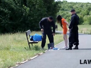 LAW4k. Guards Tell Teenager Tempting Miss She Cant Sell Things